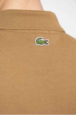 Brown lacoste polo best sale